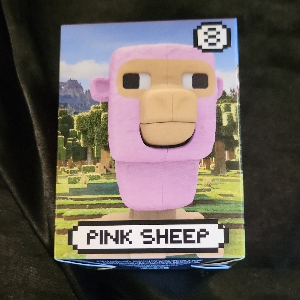 Mc Donald's Minecraft Pink Sheep Figure